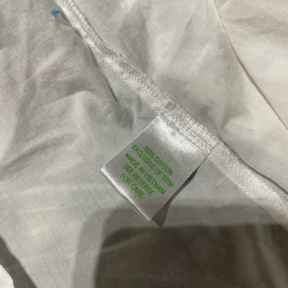 Lilly Pulitzer White Cotton Classic Plain Button Down size 6 EUC - Picture 6 of 7